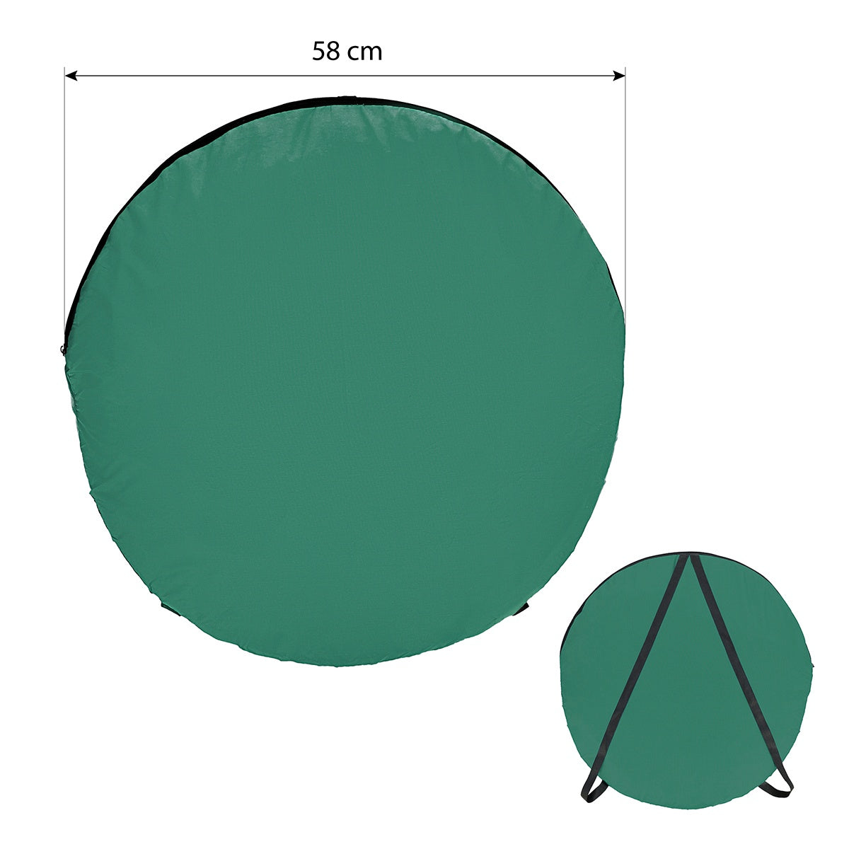 Green Pop-Up Changing Tent, Portable Privacy Shelter