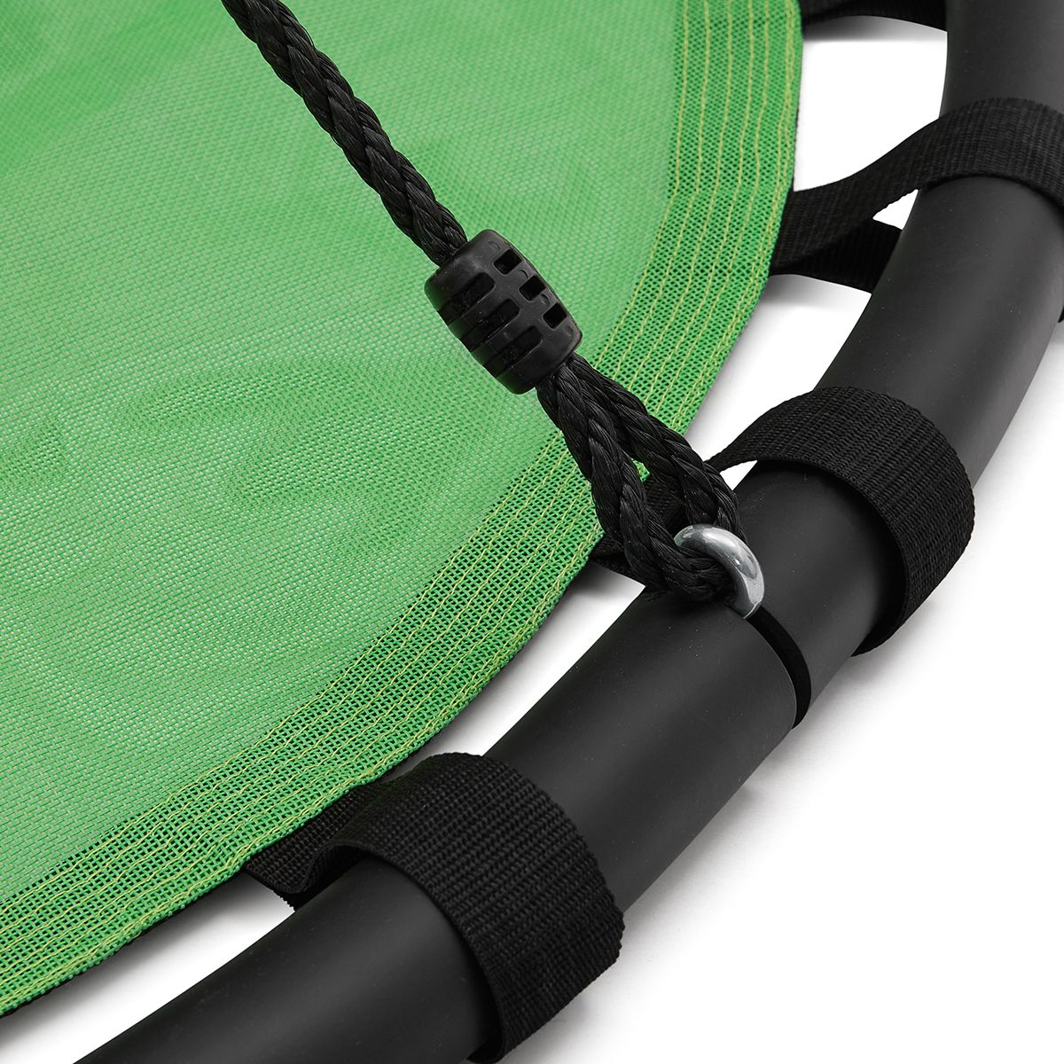 Green Saucer Swing, Outdoor Fun, 40-Inch Diameter