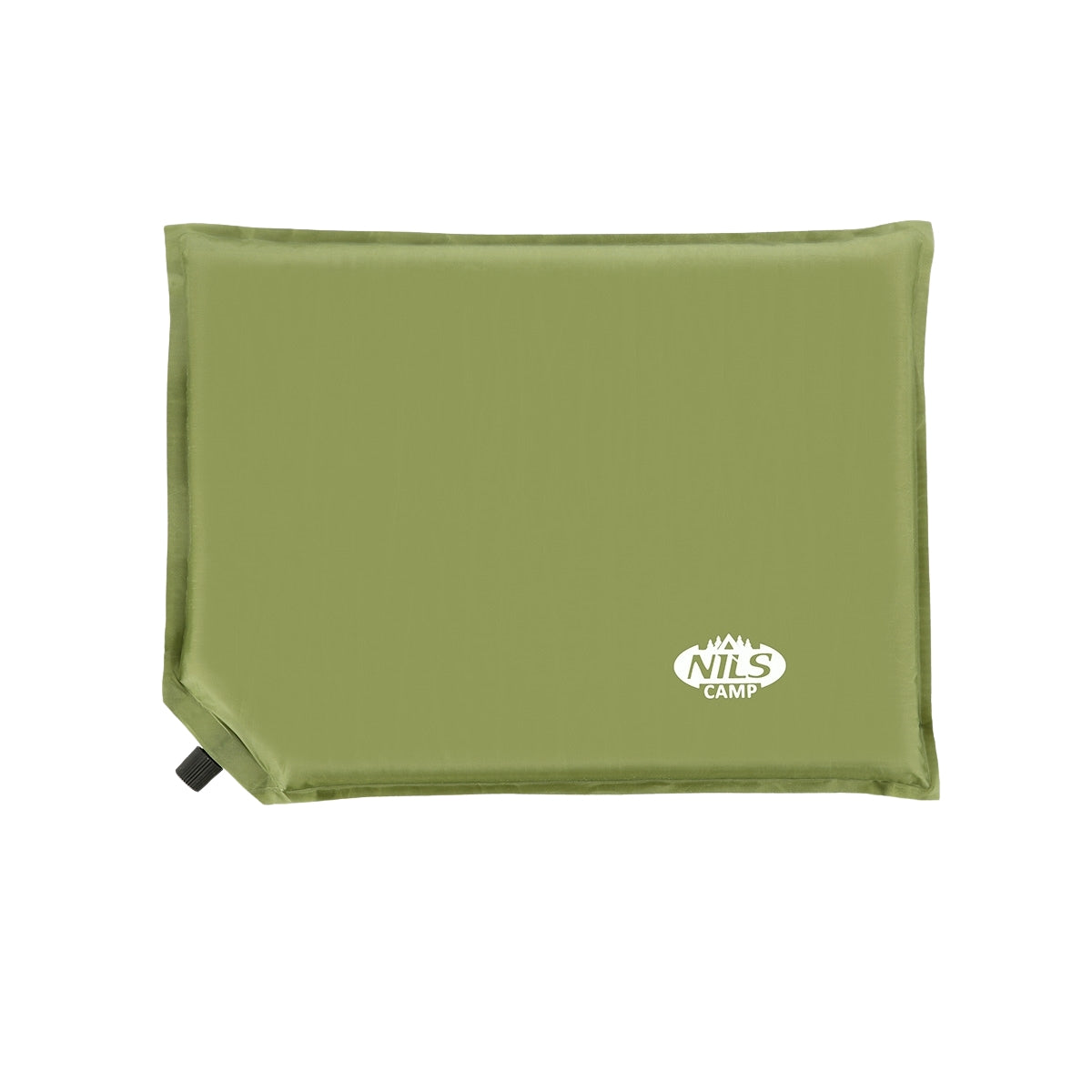 Green Self-Inflating Camping Pillow, Compact & Portable
