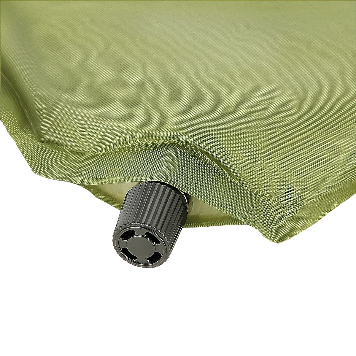 Green Self-Inflating Camping Pillow, Compact & Portable