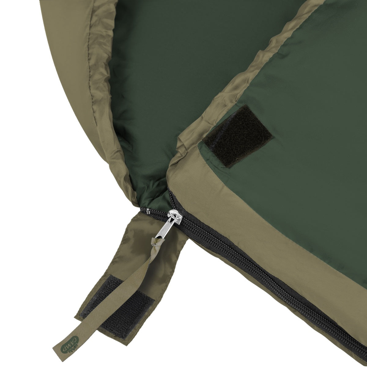 Green Sleeping Bag, Lightweight, Compact, Camping