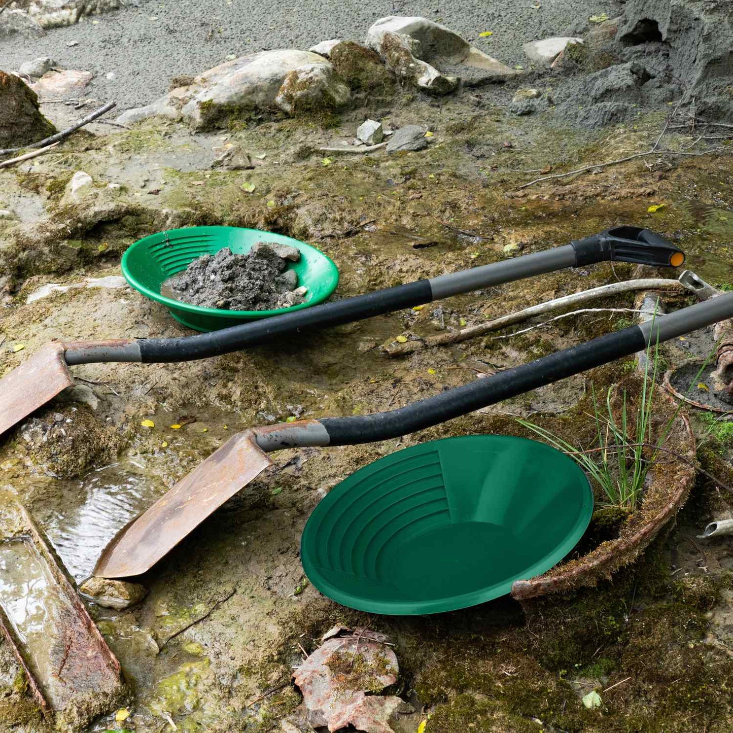 Green gold wash bowls 2-pack