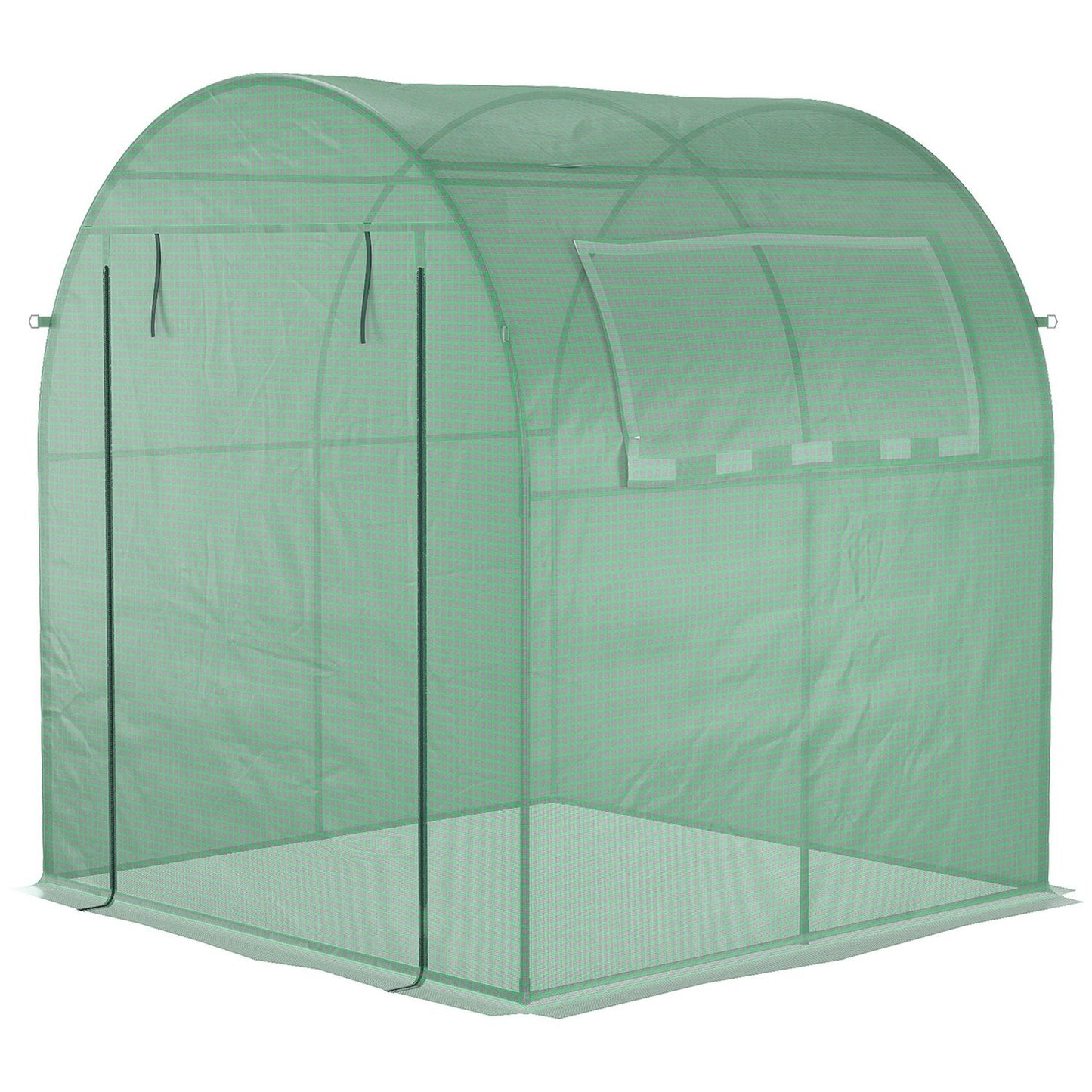Greenhouse with UV protection, roller door, PE film, 180x180x200 cm