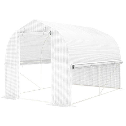 Large film greenhouse, 3x2x2m, UV resistant, roll-up sides