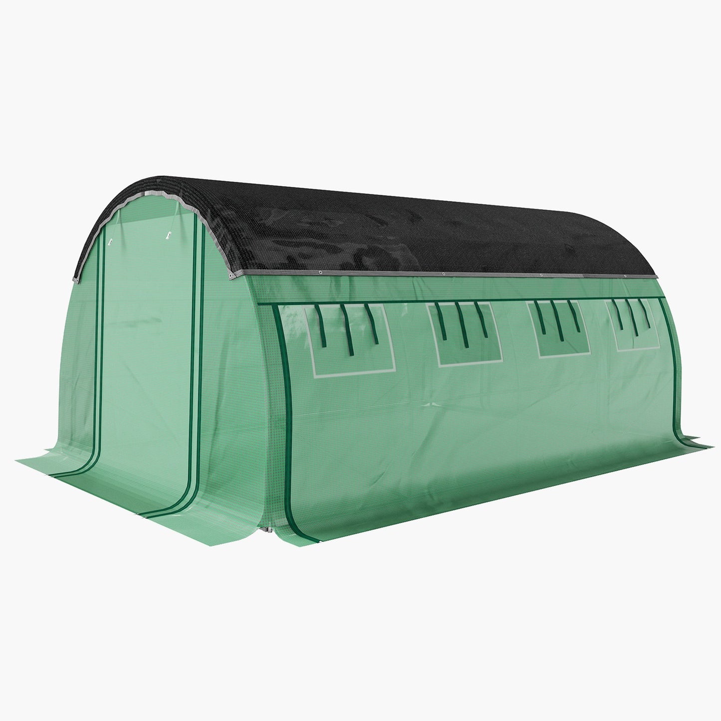 Greenhouse 4x3x2m, UV resistant, 8 windows, winterproof