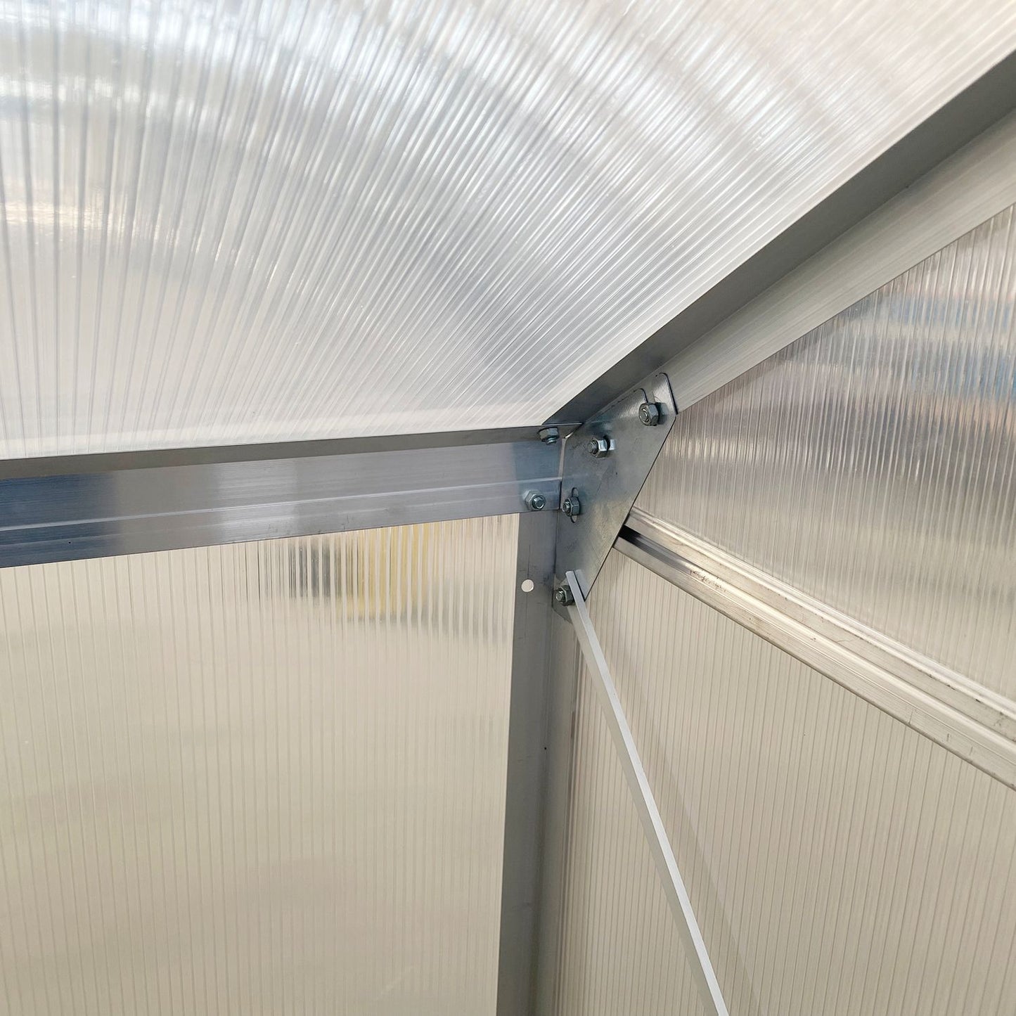 Aluminum greenhouse, 192x127x214 cm, with window door