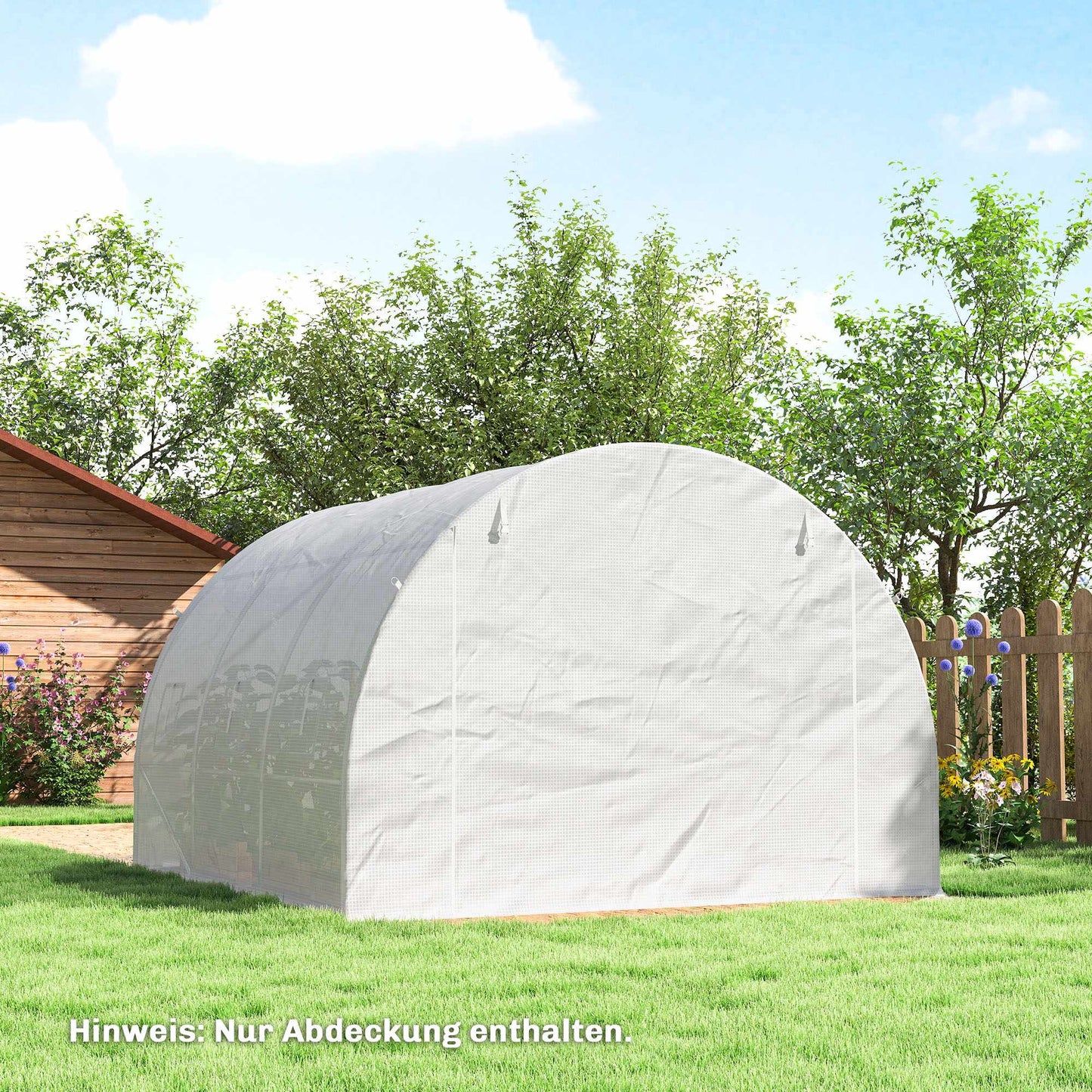 Greenhouse PE Cover, 300x300x200 cm, Waterproof