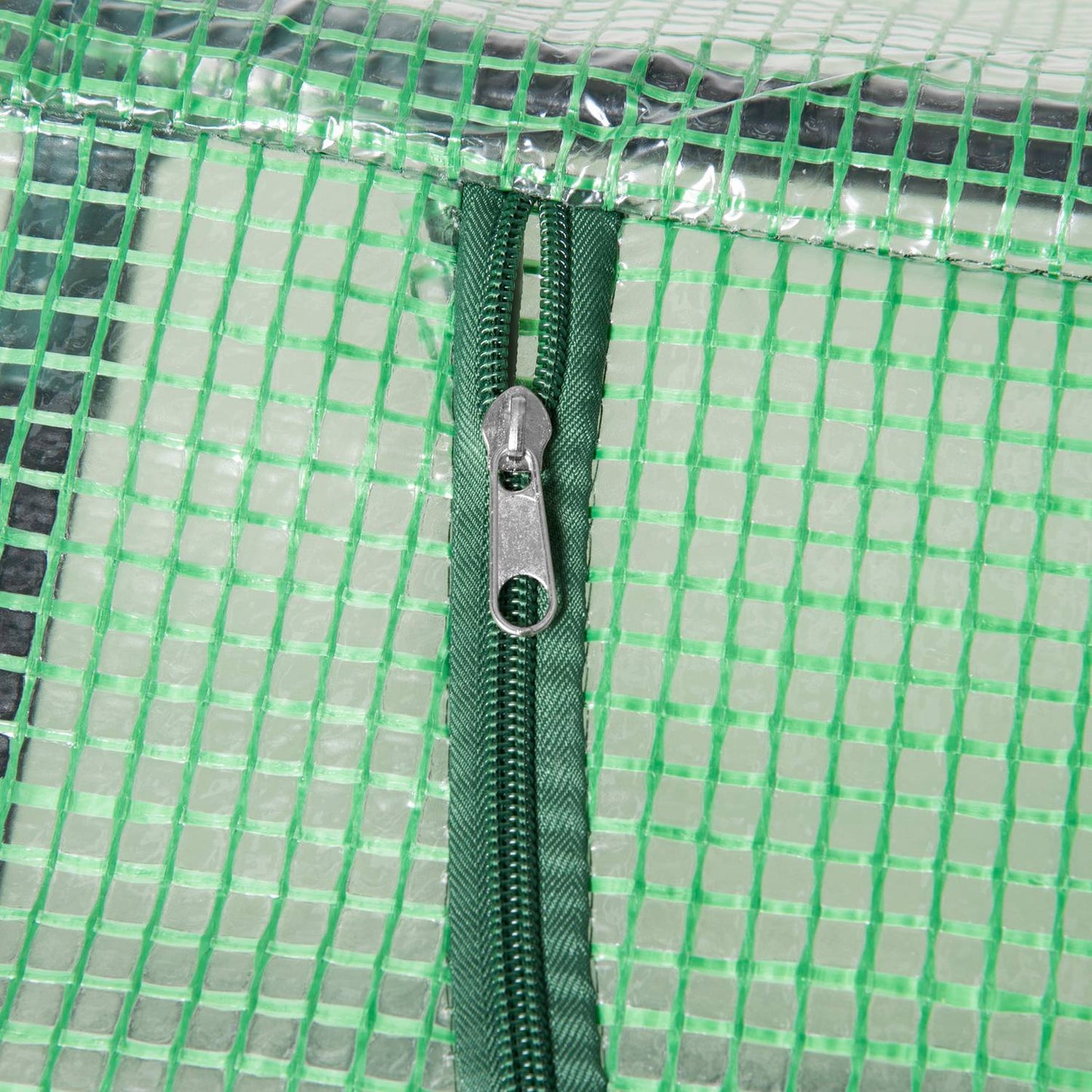 Greenhouse with window, green PE Cold frame, 180x60x60Cm