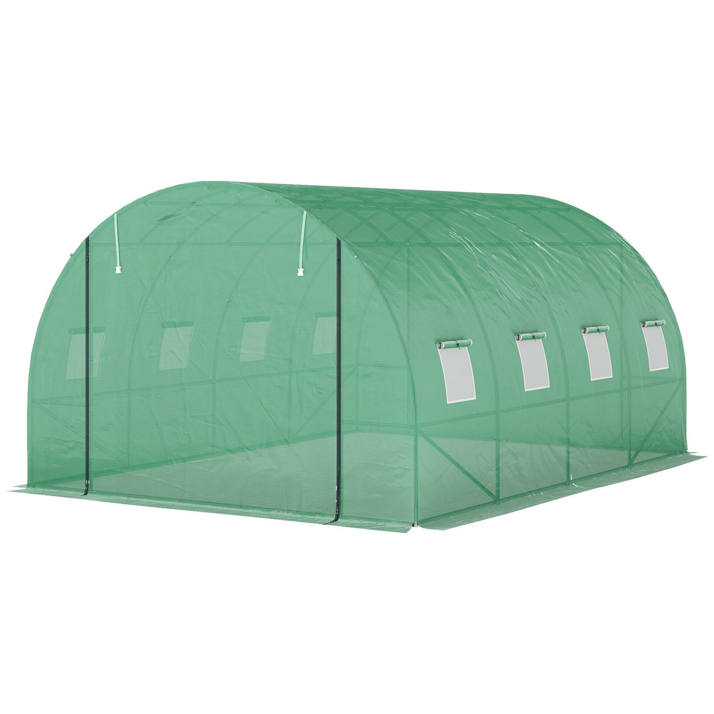 Large film greenhouse, 4x3x2m, window & UV protection