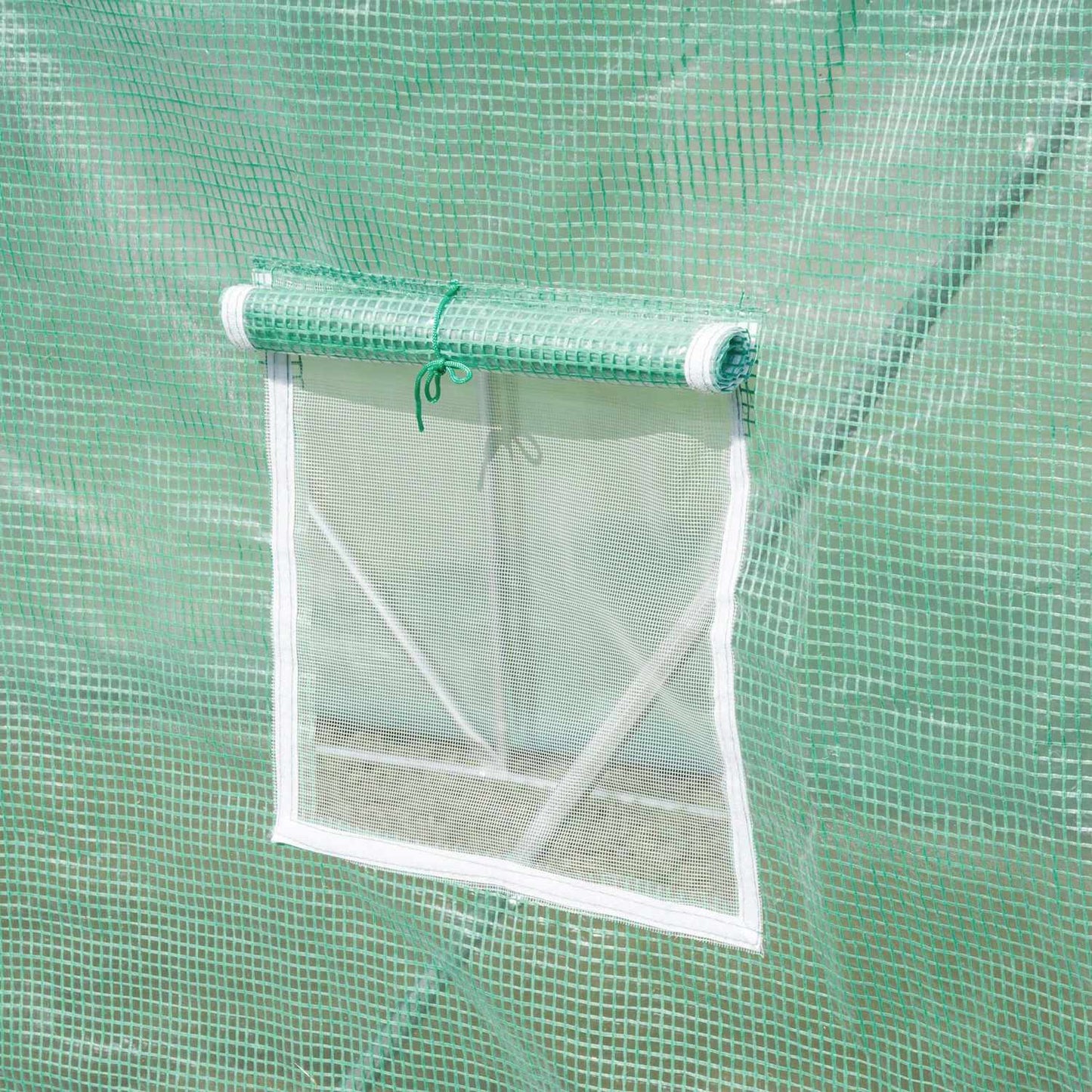 Modular 6x3x2m greenhouse, UV resistant, with roll-up sides