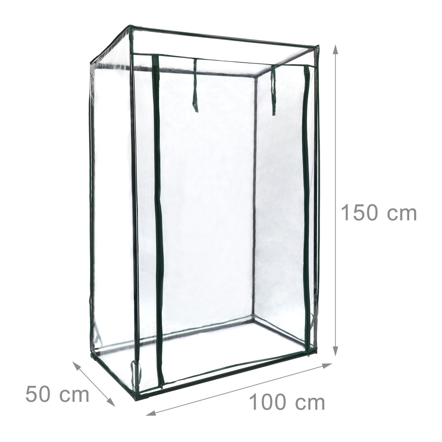 Greenhouse for tomatoes with sloping roof