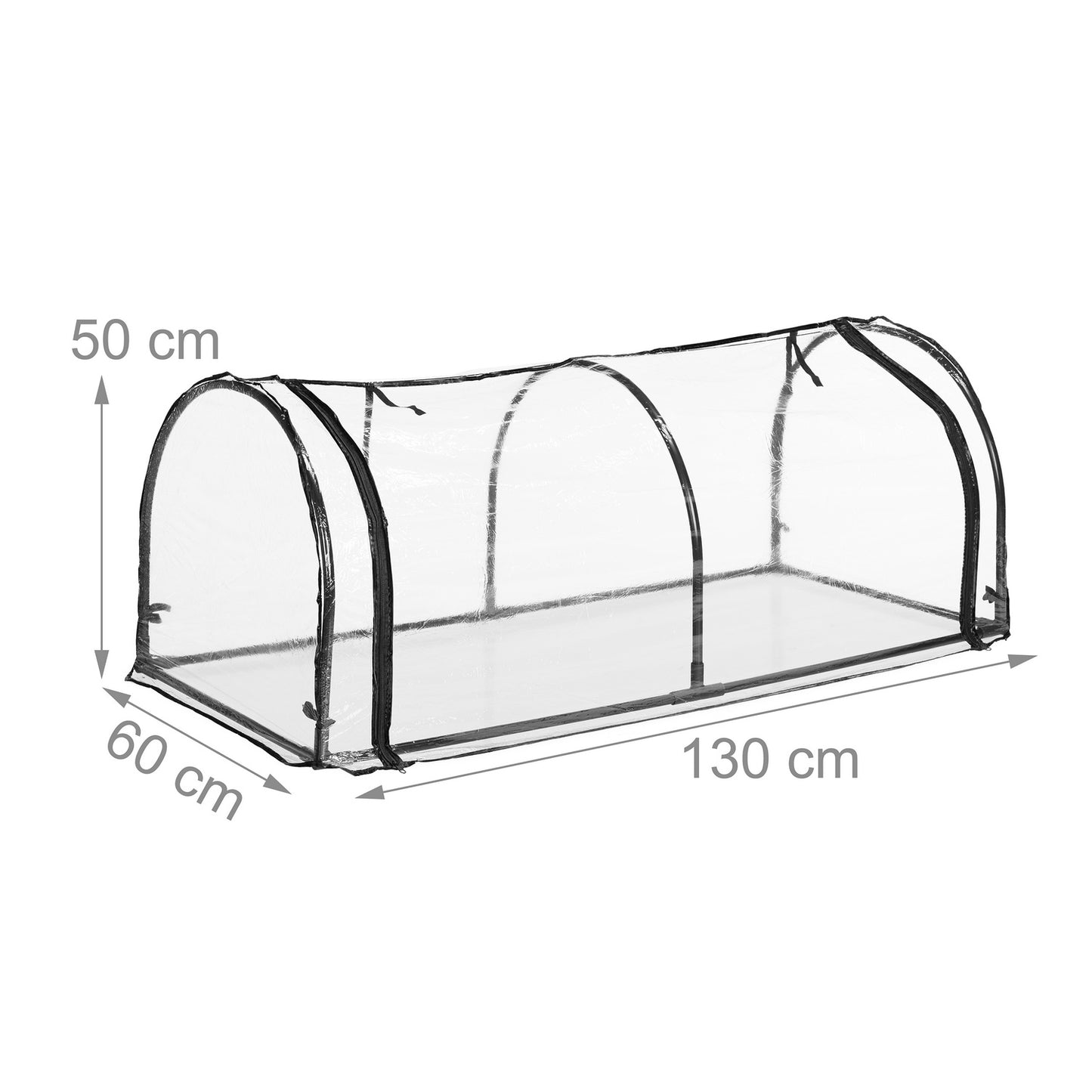 Greenhouse tunnel PVC with door