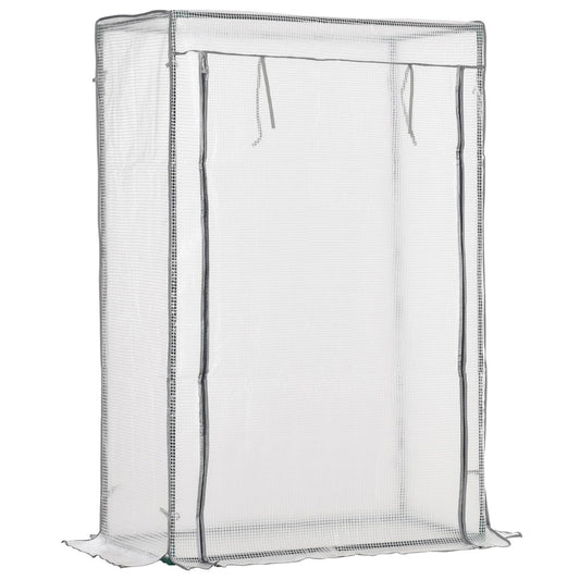 White greenhouse for vegetables & flowers, 101x50x150 cm