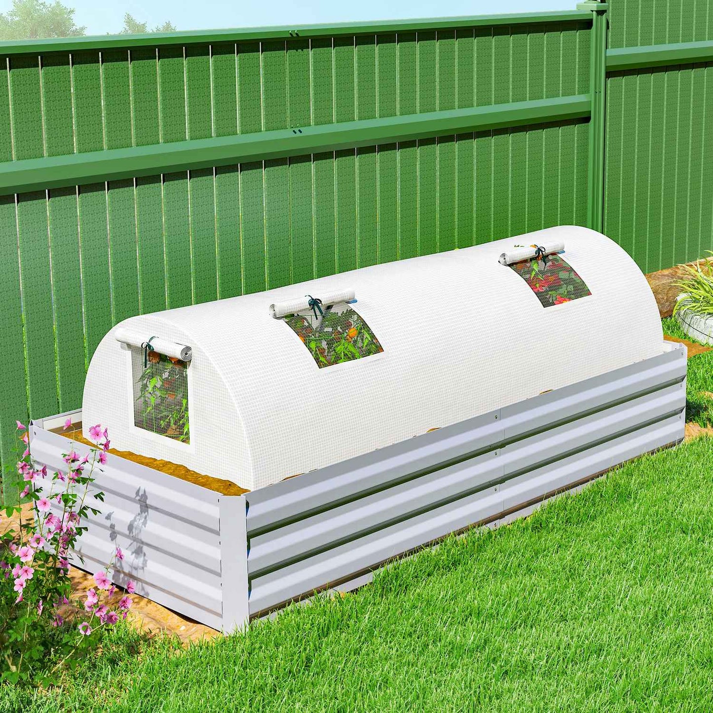 Tomato greenhouse, UV-protected, winter-proof, water-repellent