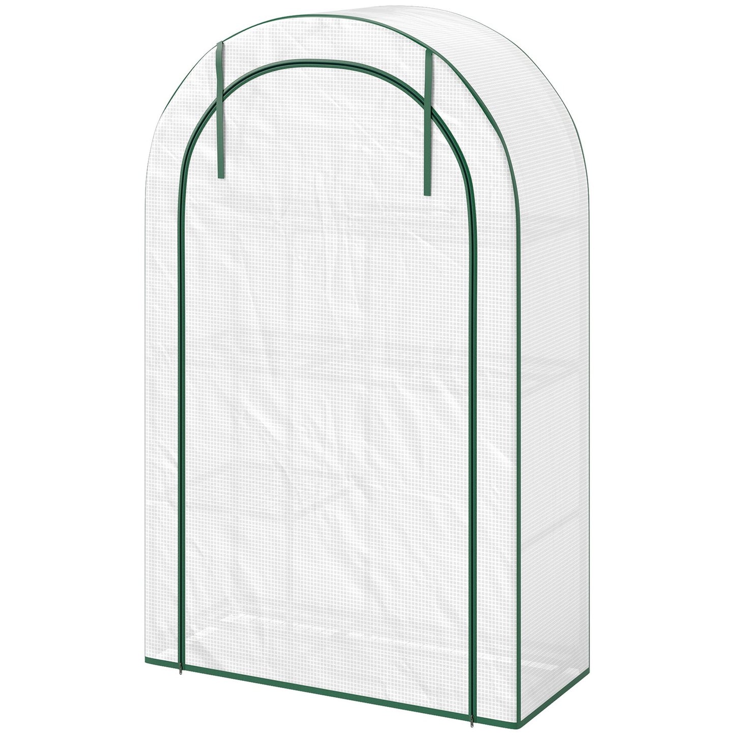 Winter-proof steel greenhouse with shelves - 100x45x160 cm