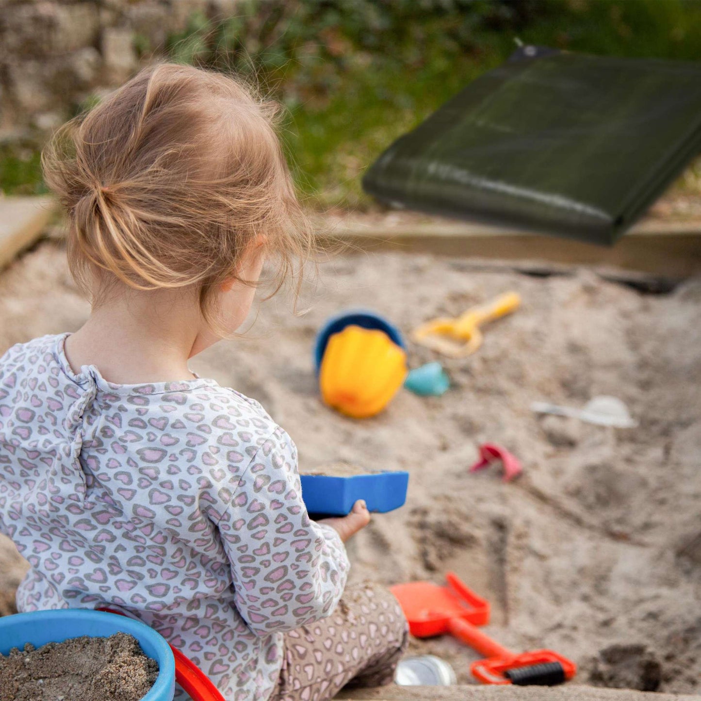 Green tarpaulin 140 g/m²