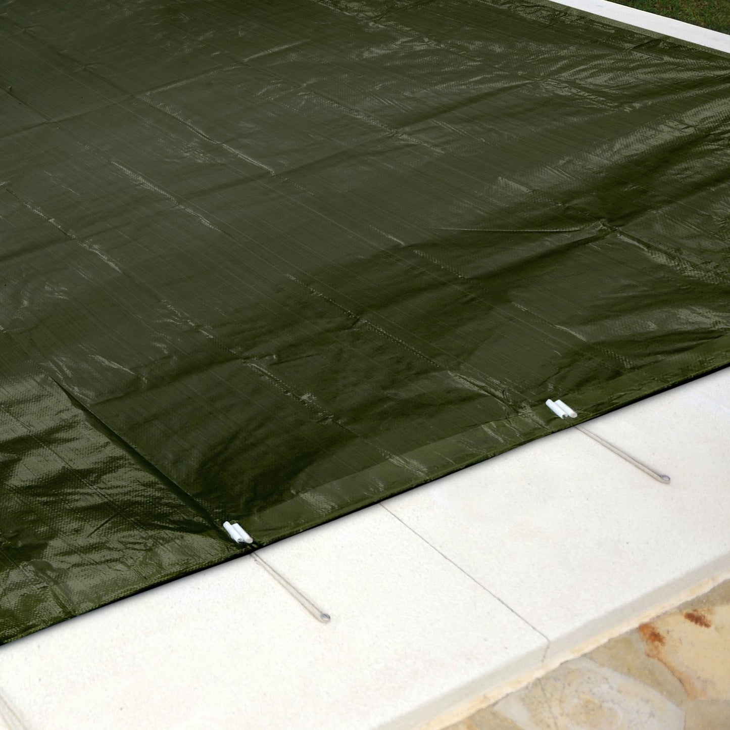 Green tarpaulin 140 g/m²