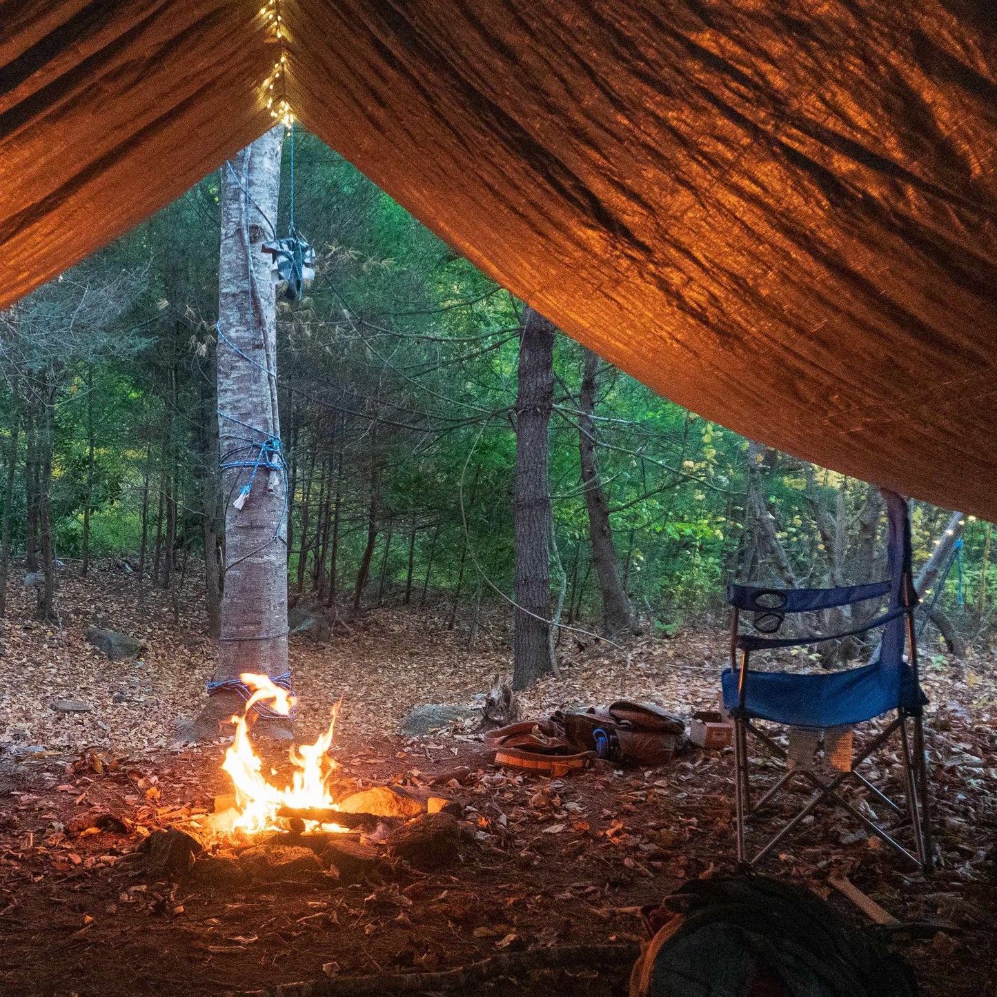 Green tarpaulin 140 g/m²