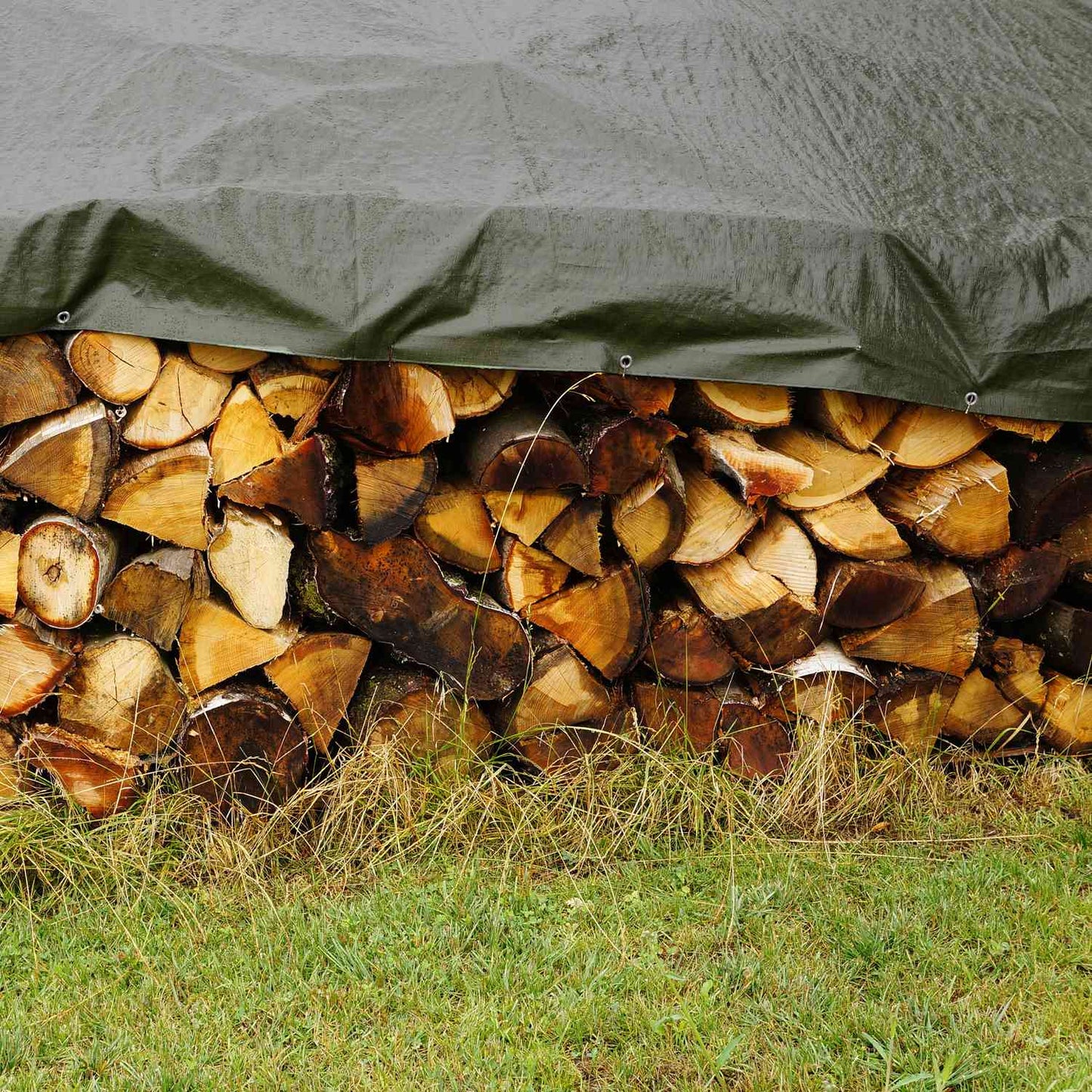 Green tarpaulin 200 g/m²