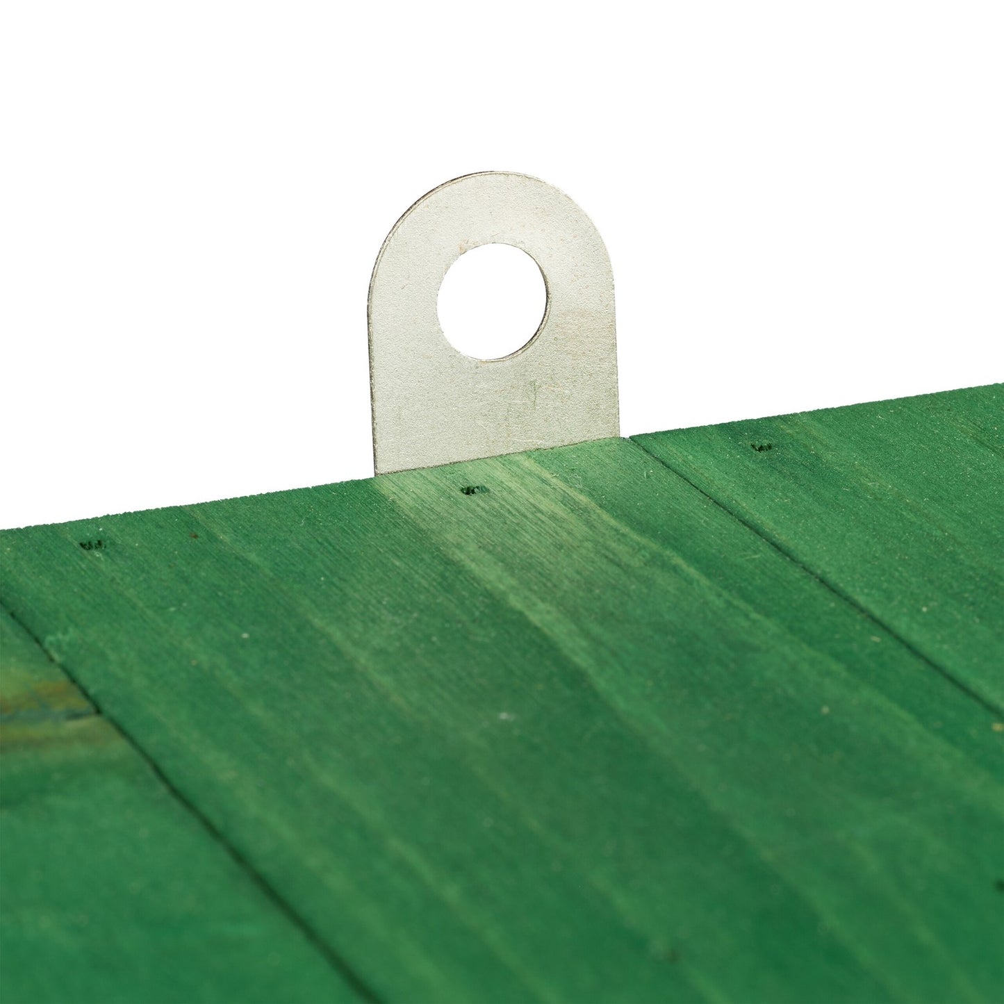 Green wooden bat box