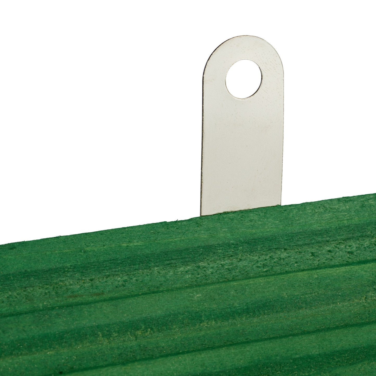 Green wooden bat box