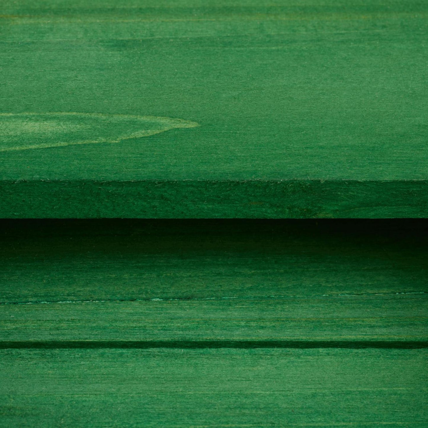 Green wooden bat box