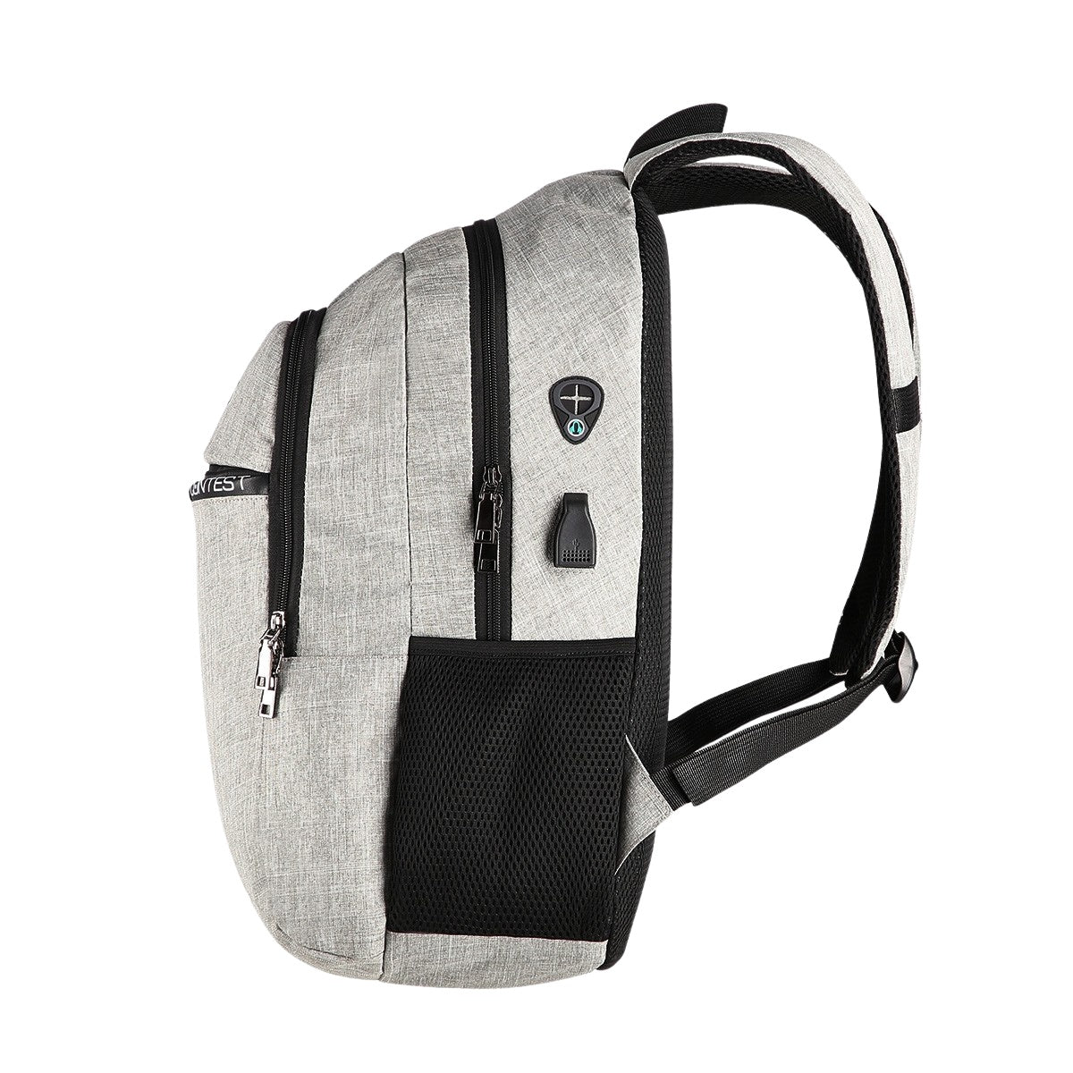 Grey Backpack – Large Capacity, Durable Material