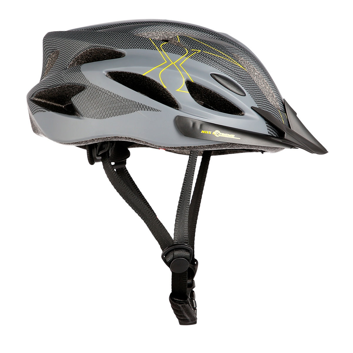 Grey-Black Medium Helmet, 51-60cm Size