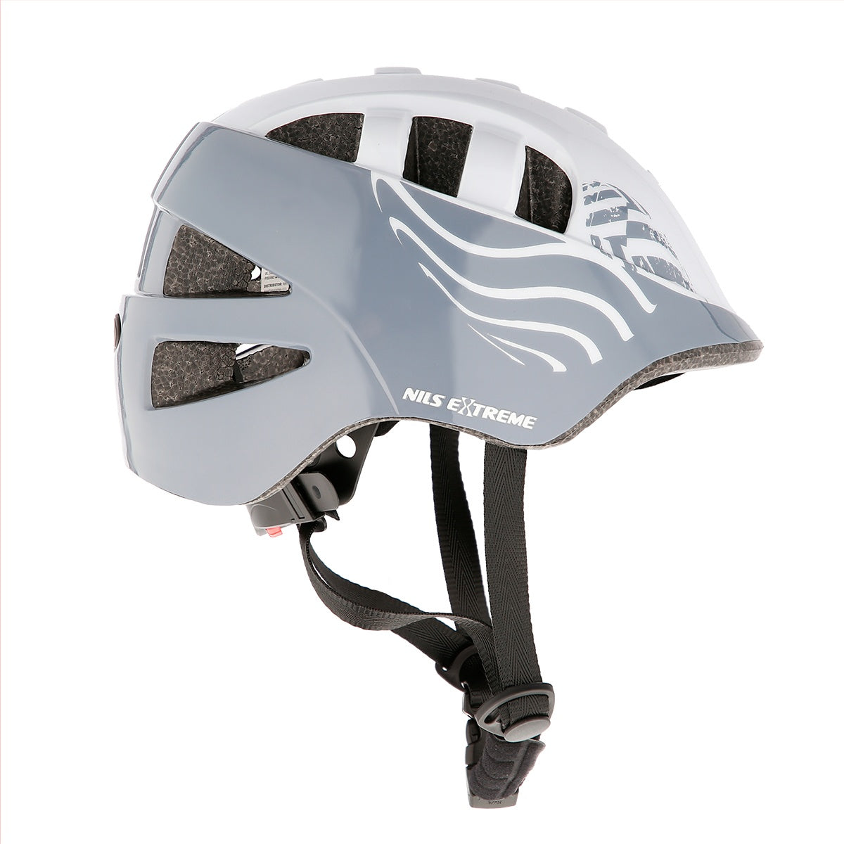 Grey Cycling Helmet, Size S (52-56cm)