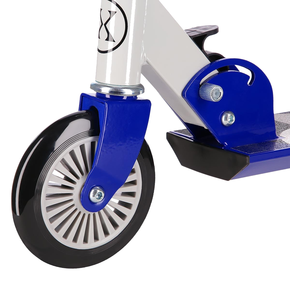 Grey-Dark Blue Kick Scooter, Foldable, Lightweight
