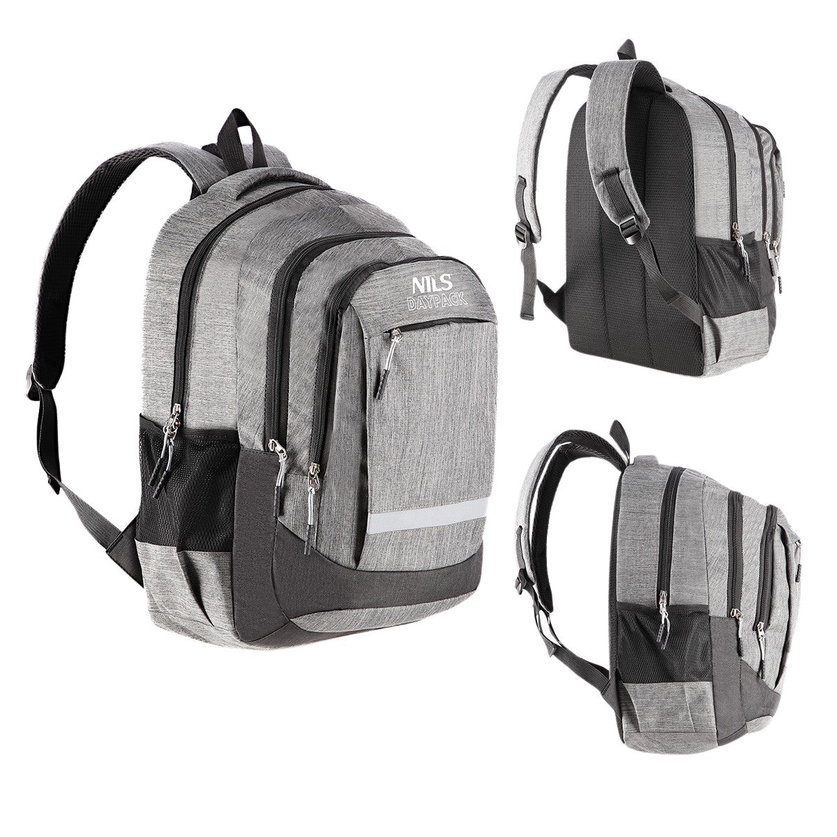 Grey Daypack, Compact and Lightweight Backpack