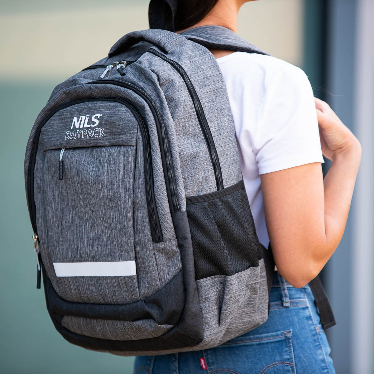Grey Daypack, Compact and Lightweight Backpack