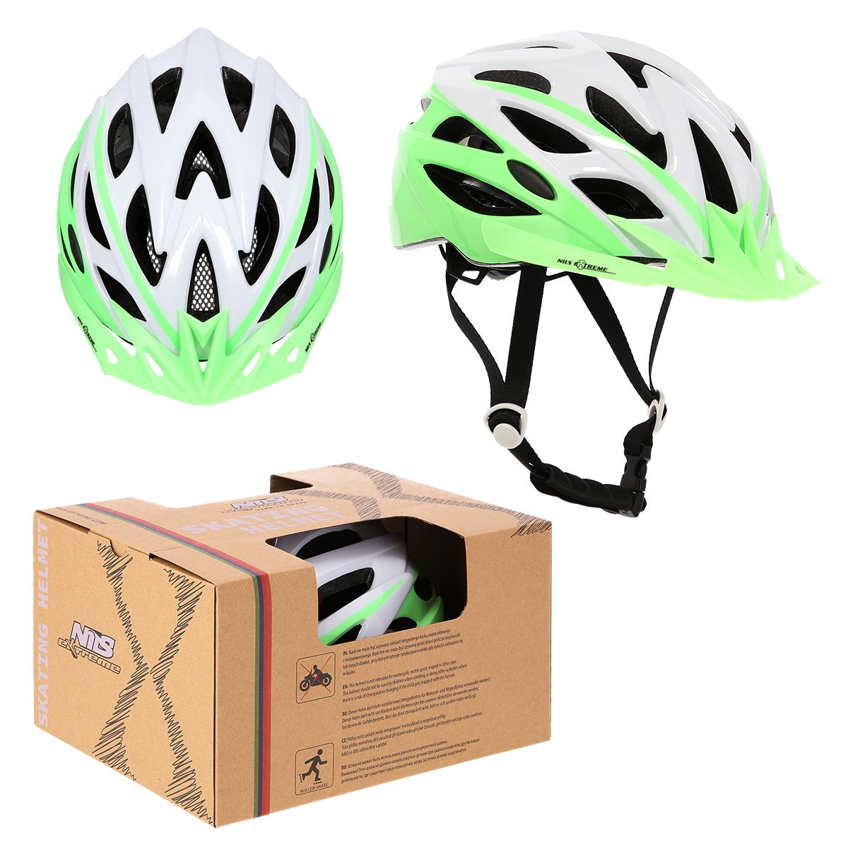 Grey-Green Size M Helmet, 53-60cm