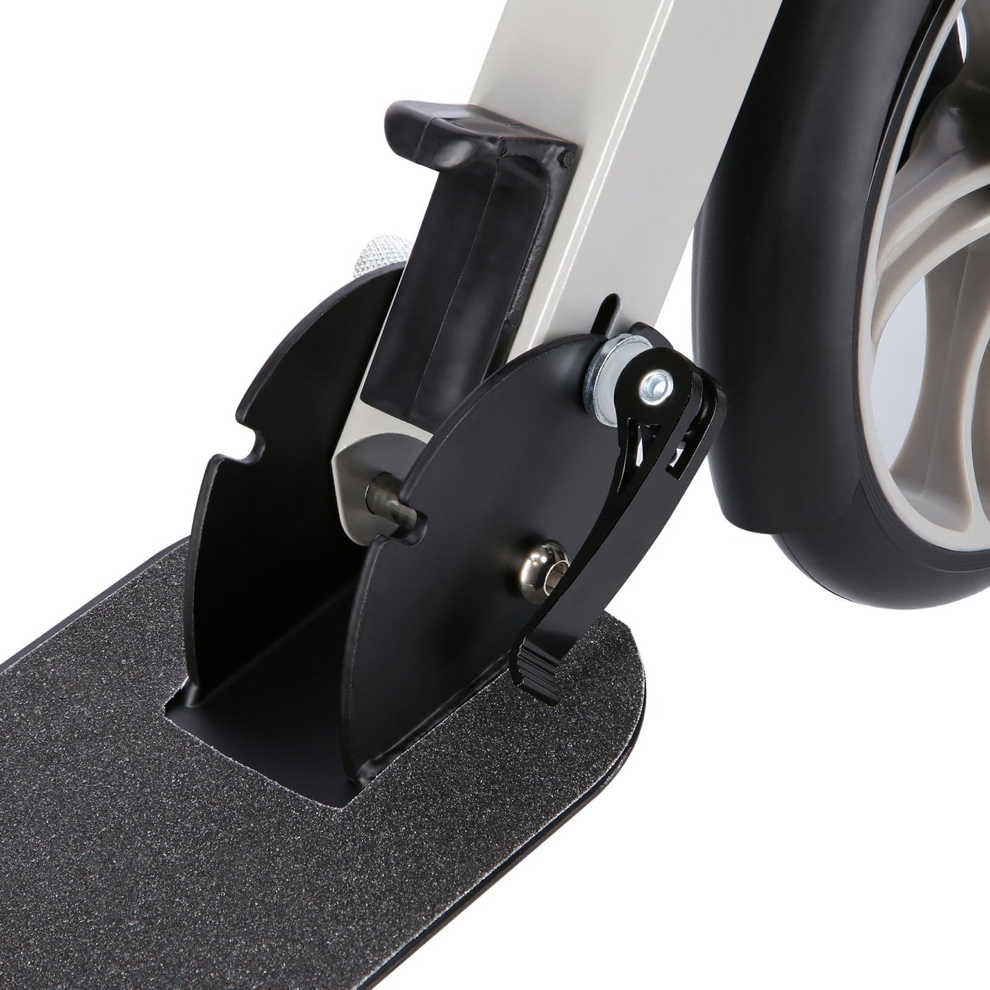Grey Kick Scooter, Foldable, Adjustable Height