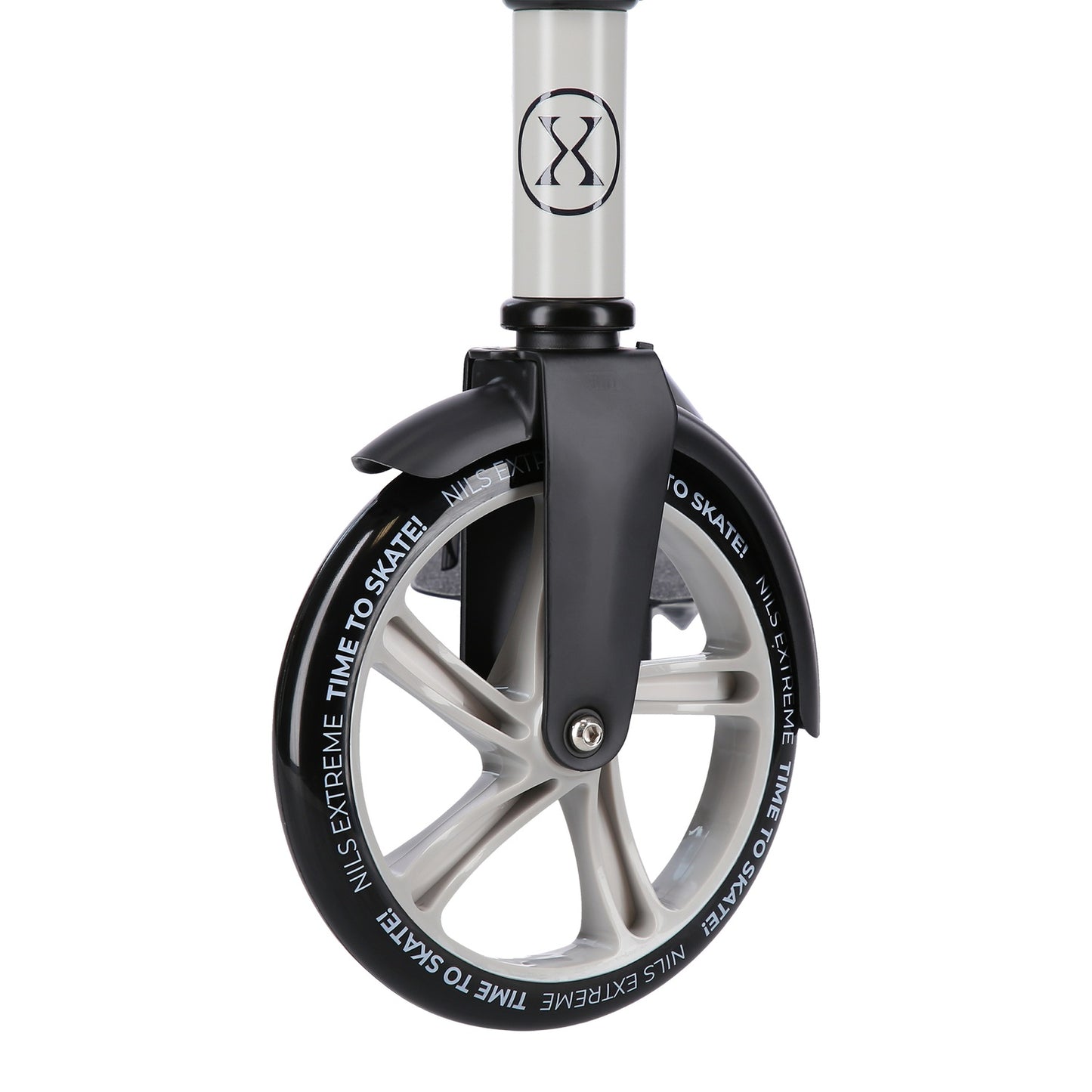 Grey Kick Scooter, Foldable, Adjustable Height