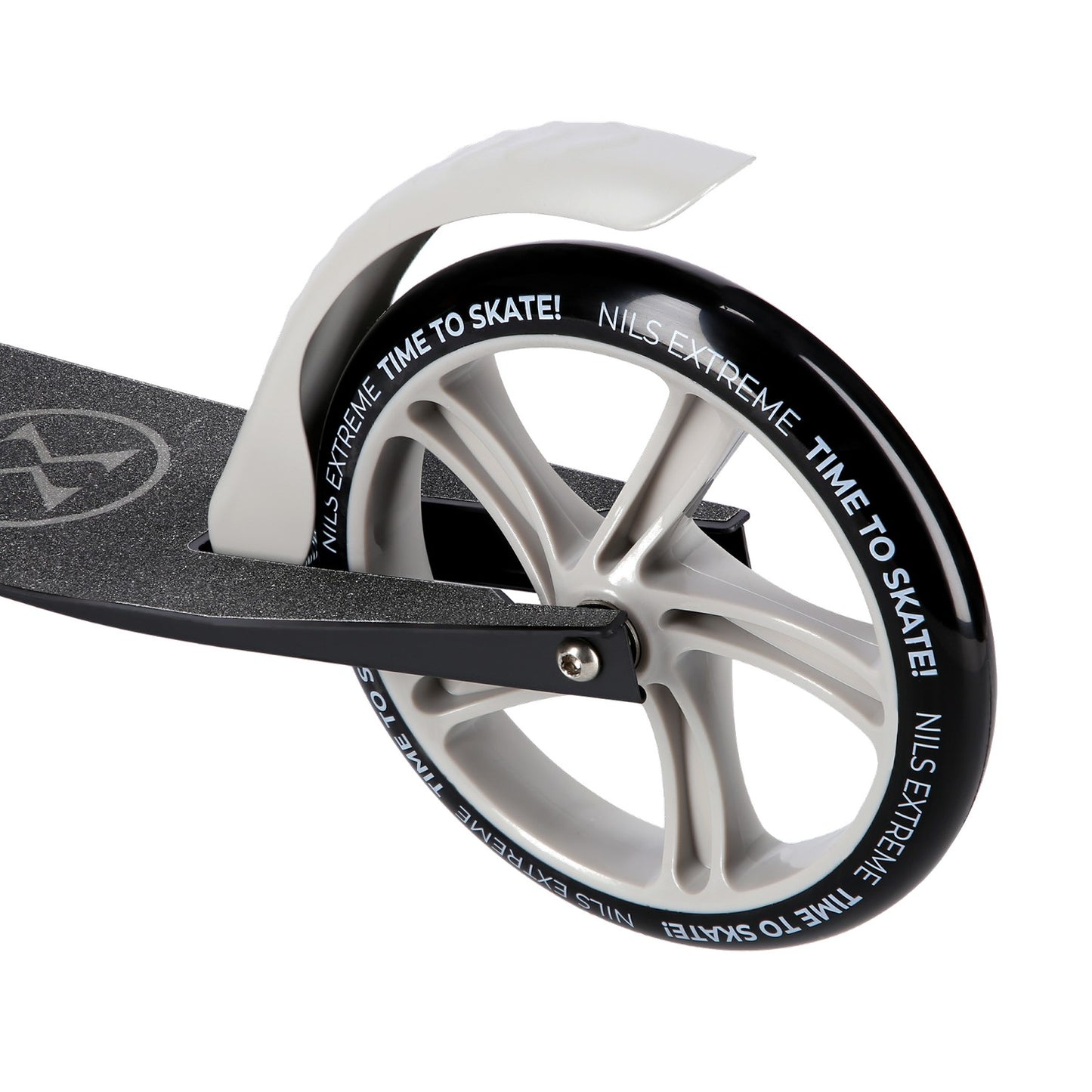 Grey Kick Scooter, Foldable, Adjustable Height