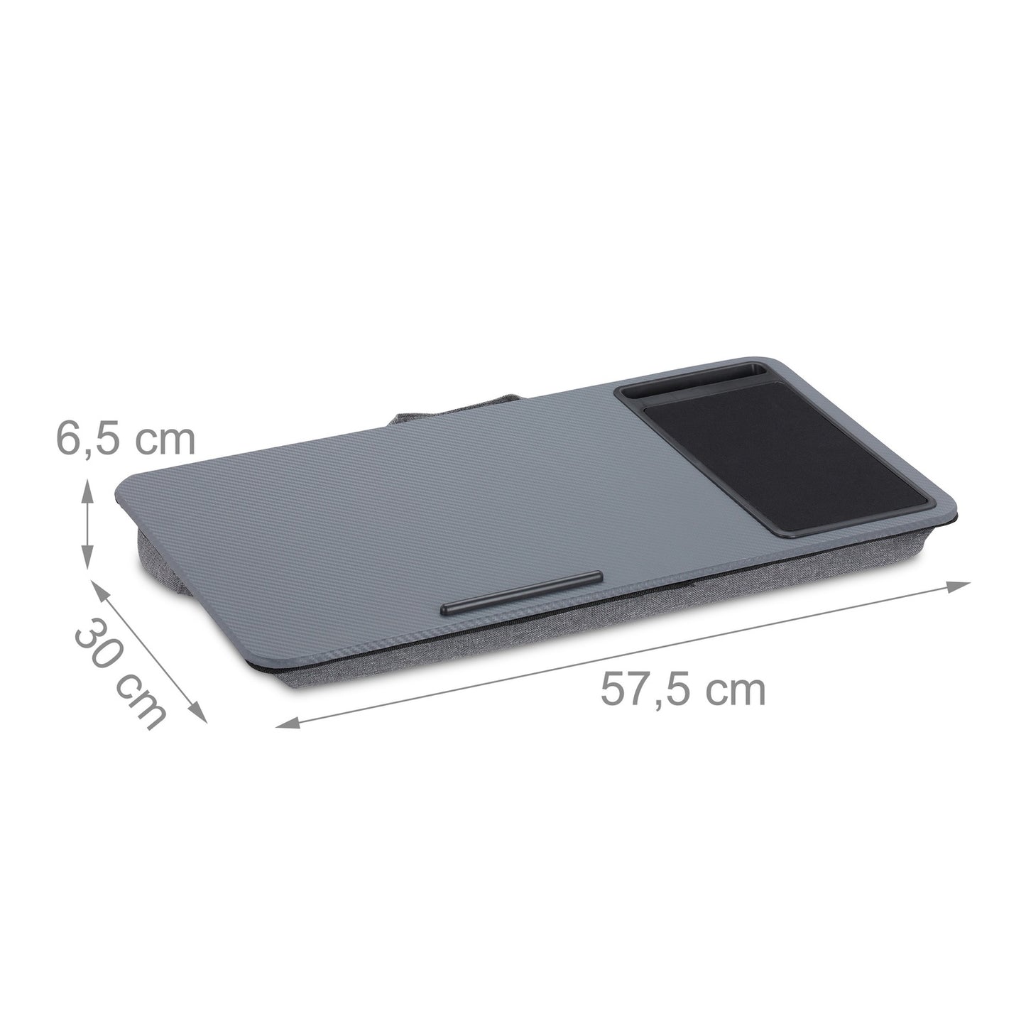 Grey Laptop Tray with Mouse Pad
