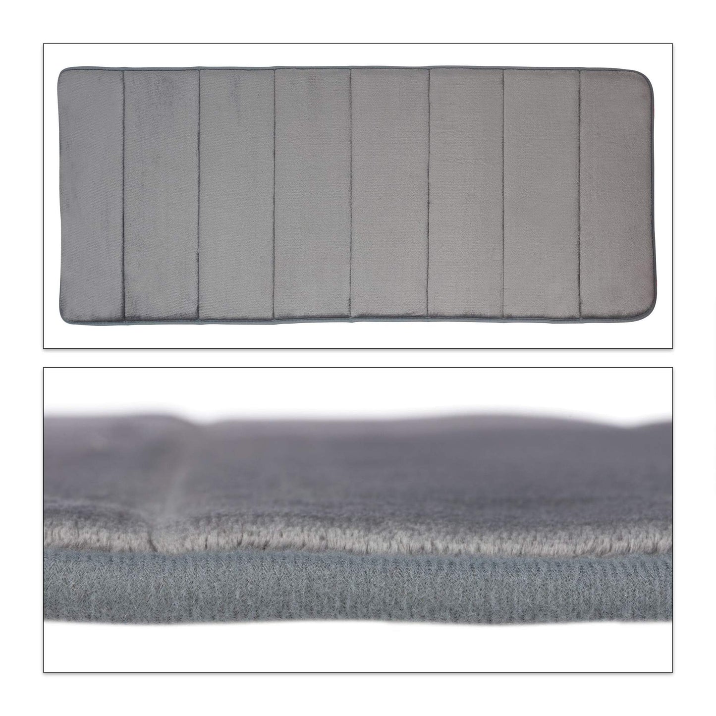 Grey Memory Foam Bathmat
