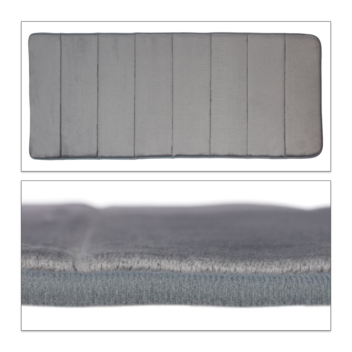 Grey Memory Foam Bathmat