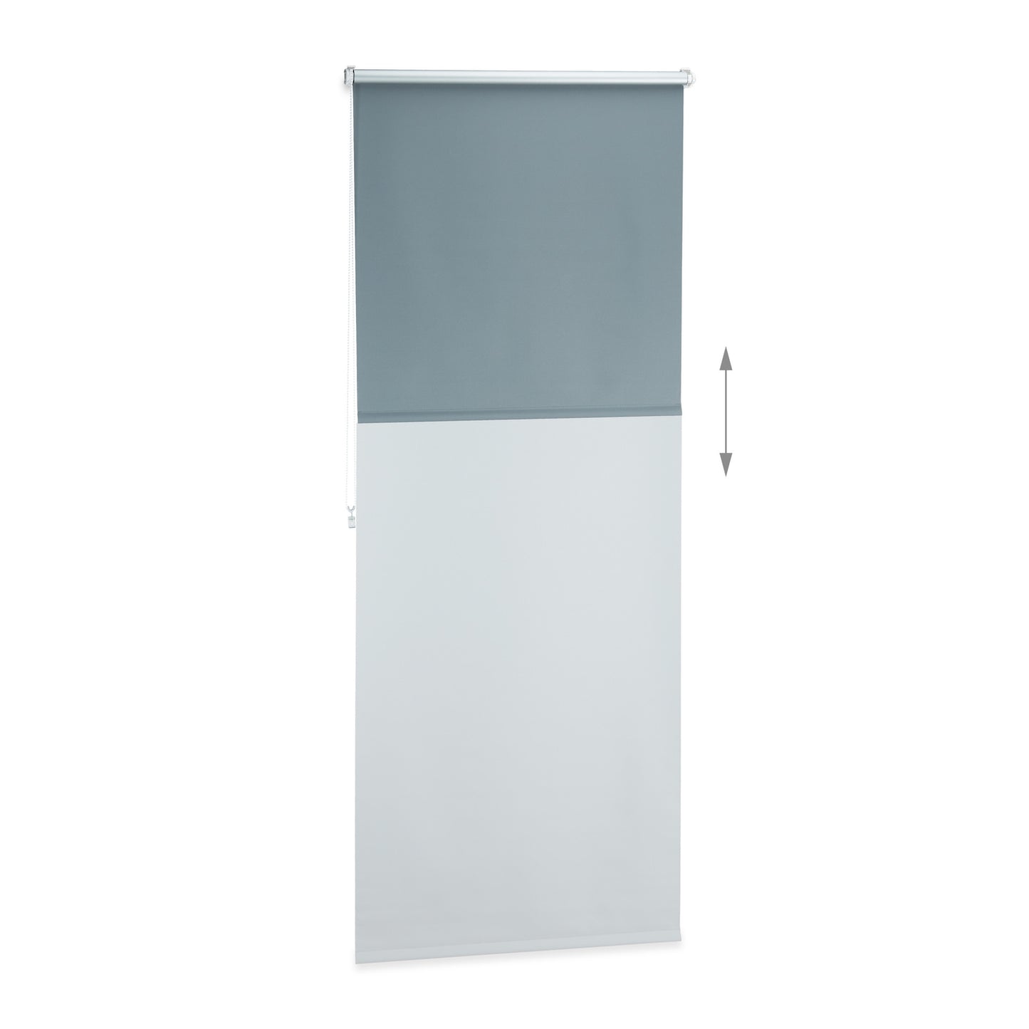 Grey Thermal Blackout Blinds, 60-120cm Adjustable