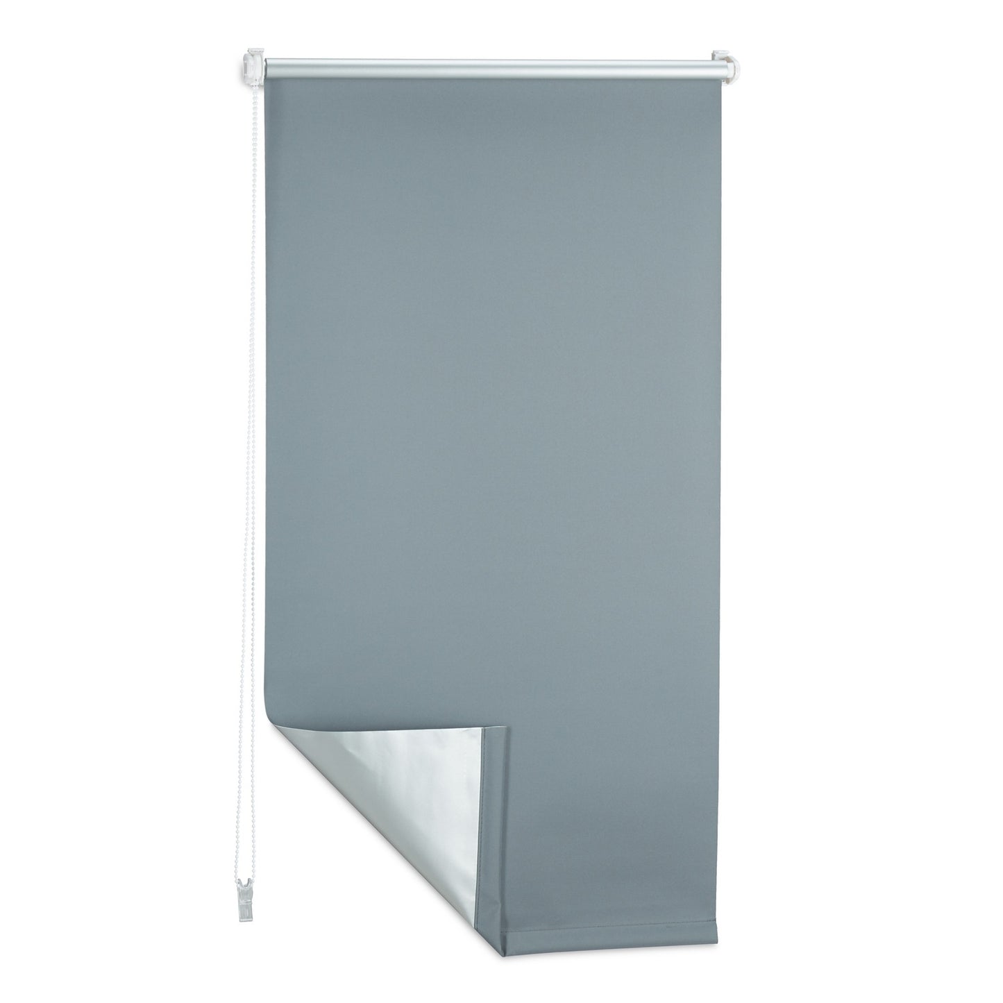 Grey Thermal Darkening Blinds, 60-120cm Adjustable