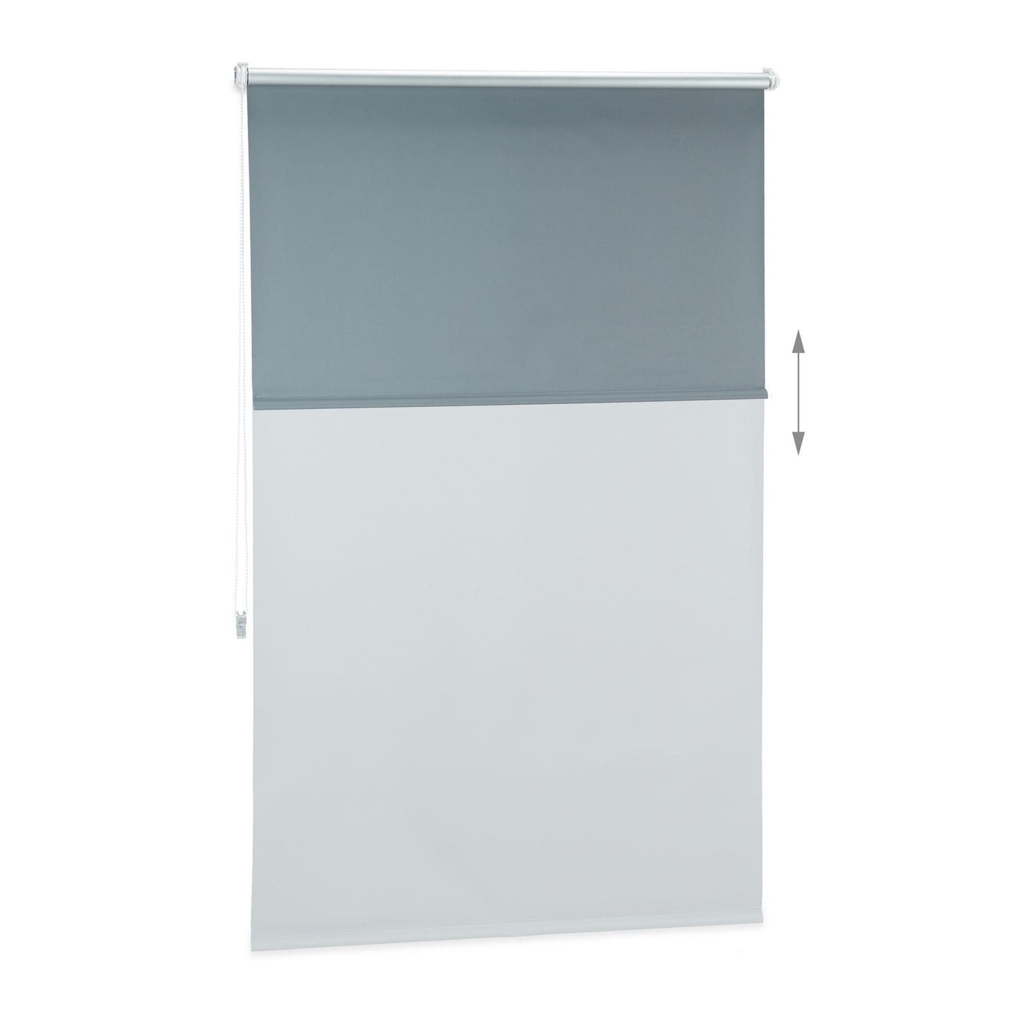 Grey Thermal Darkening Blinds, 60-120cm Adjustable