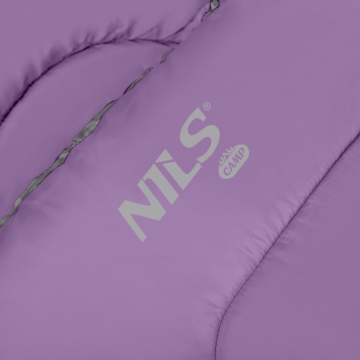 Grey-Violet Sleeping Bag, Size M, Lightweight