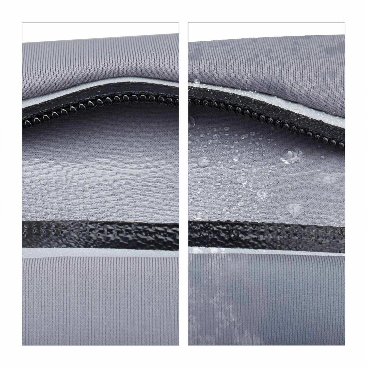 Grey running bag 2 pockets