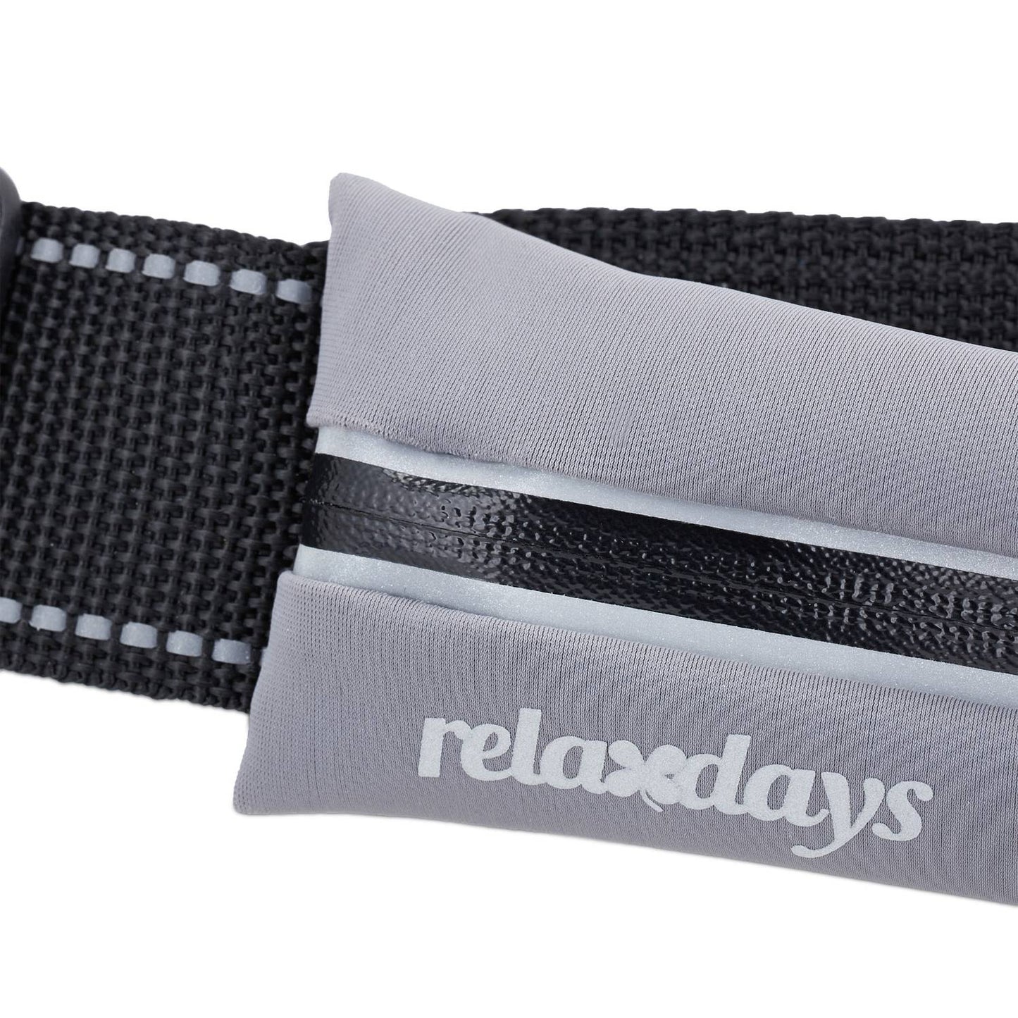 Grey running bag 2 pockets