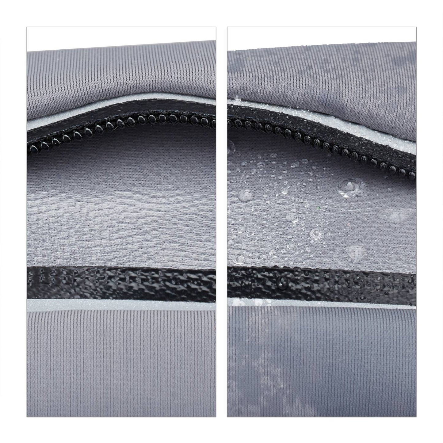 Grey running bag 2 pockets