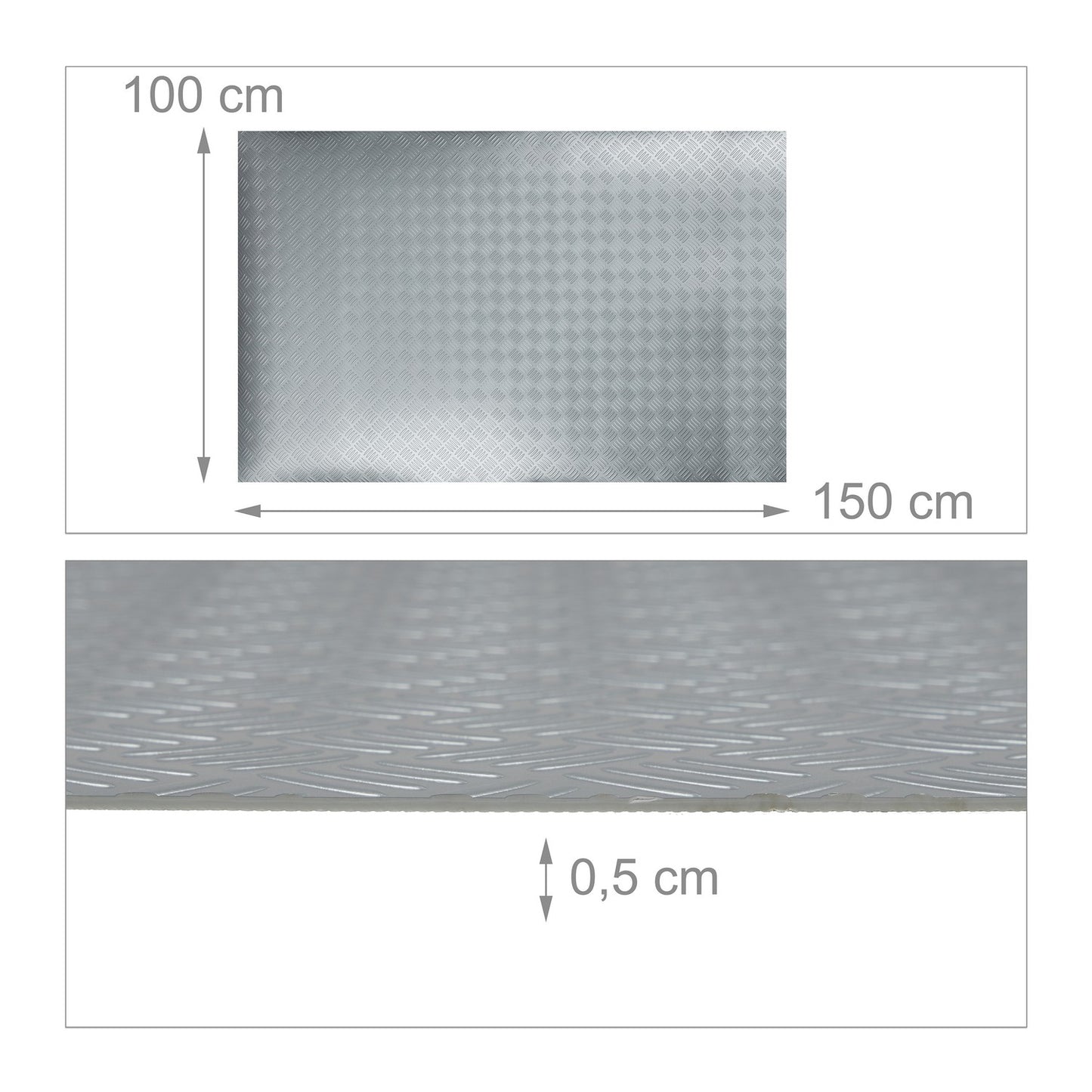 Grill for floor protection mat