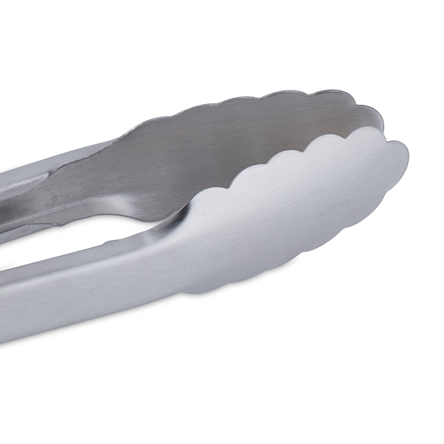 Grill tongs in stainless steel