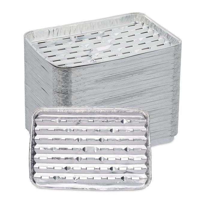 Grill tray in aluminium, set of 100 pcs