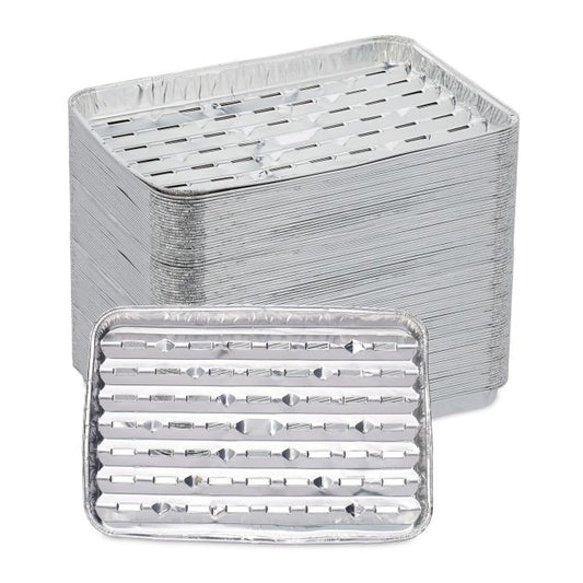 Grill tray in aluminium, set of 100 pcs